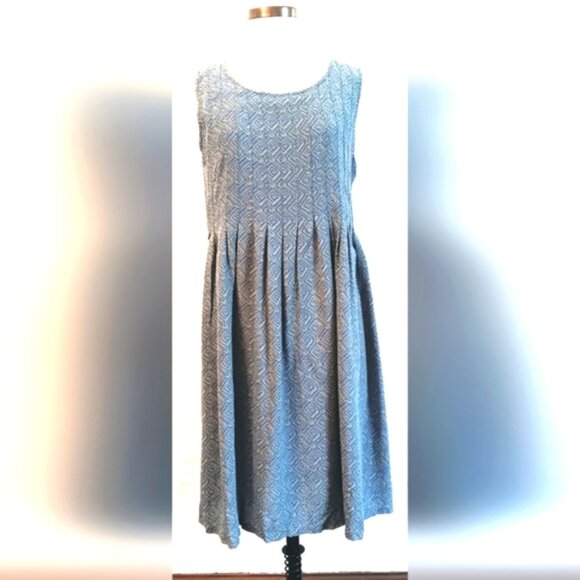 Gap rayon soft summer sleeveless tie back dress. Large - Picture 1 of 10
